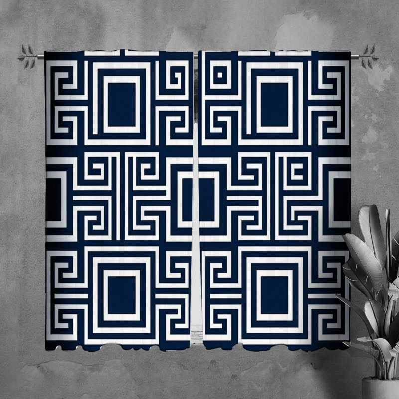 Paire de rideaux obscurcissant en polyester Odice, L 40 po x L 61 po