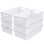 Plastic Stackable Storage Basket Pantry Organizer