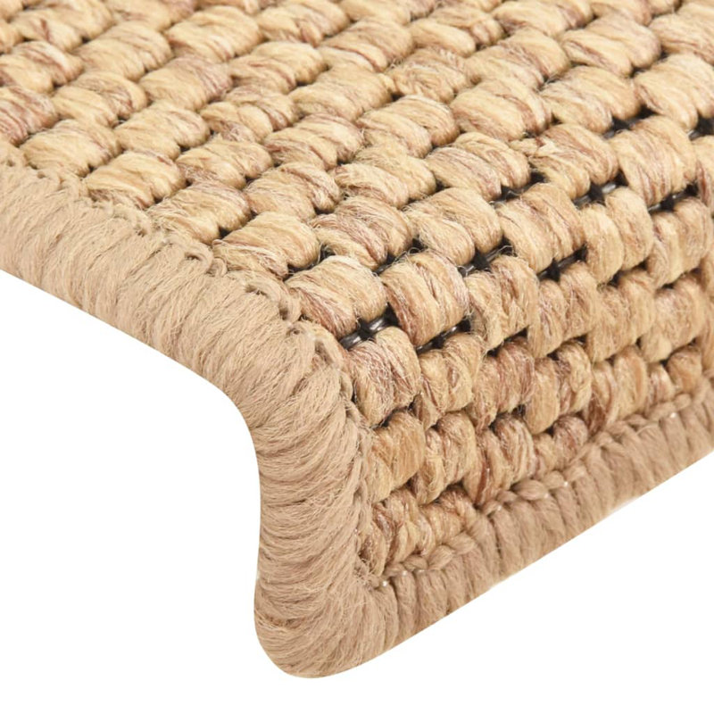 Shellson Non-Slip Stair Tread, 21cm x 65cm, Light Beige