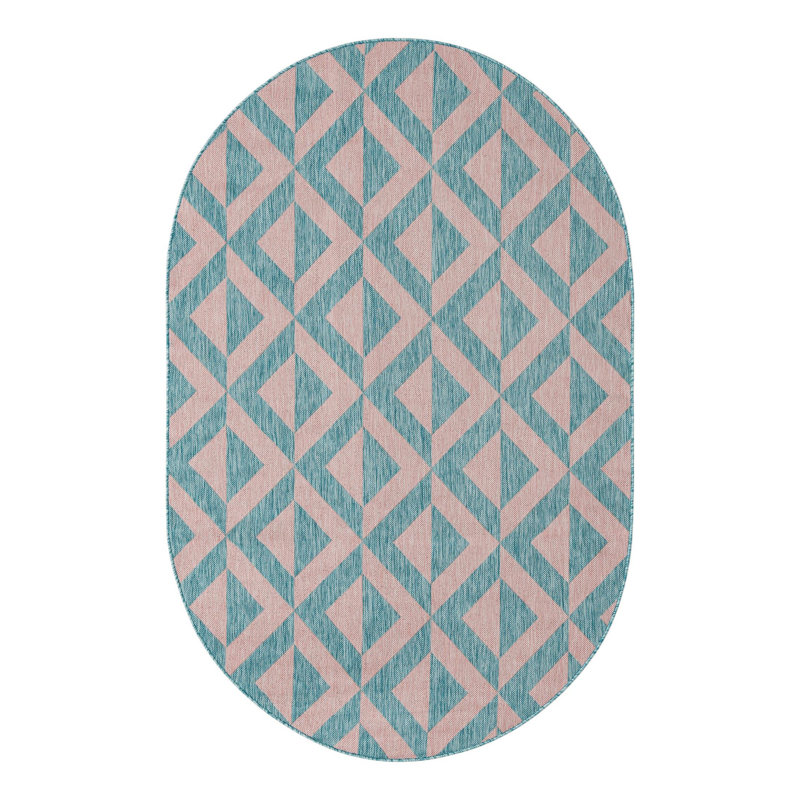Jill Zarin Napa Indoor/Outdoor Rug, Oval 7'10" x 10'