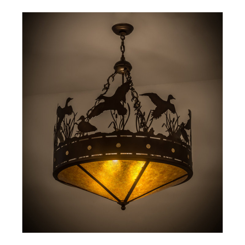 4 - Light Pendant, 41" H x 30" W x 30" D