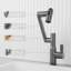 ° Robinet rotatif en laiton avec affichage de la température pour les salles de bain modernes