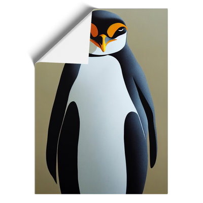 Resting Penguin - Wall Art
