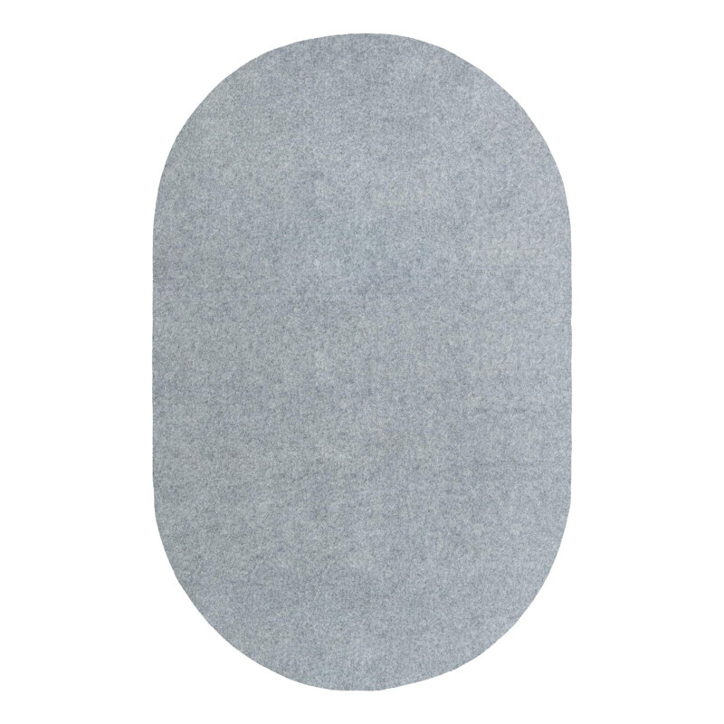 Sous-tapis Hokku Designs Timora, Ovale 4 pi 11 po x 7 pi 10 po