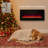 Ultra-Slim Electric Fireplace, Recessed & Wall Mounted Heater-1996336306