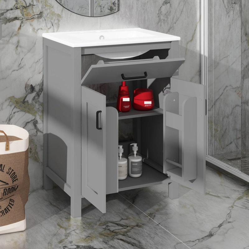 24 Inch Laundry Sink With Cabinet