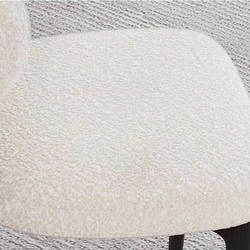 Chaise d'appoint noire et blanche à dossier solide (ensemble de 2), Noir
