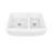 Eclipse 33" X 21” Double Bowl 60/40 Ceramic Farmhouse Kitchen Sink With Sink Grid And Basket Strainer