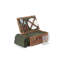 Wicker 2 Person Tweed effect Fitted Picnic Hamper