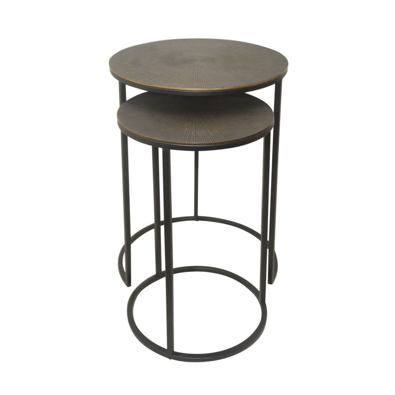 Holsinger Frame Nesting Tables, Antique Bronze