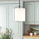 Pasadena Single Light Silk Dimmable Pendant
