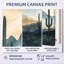 «Desert Horizon Silhouette III», art mural vert-1157752711-1157752735
