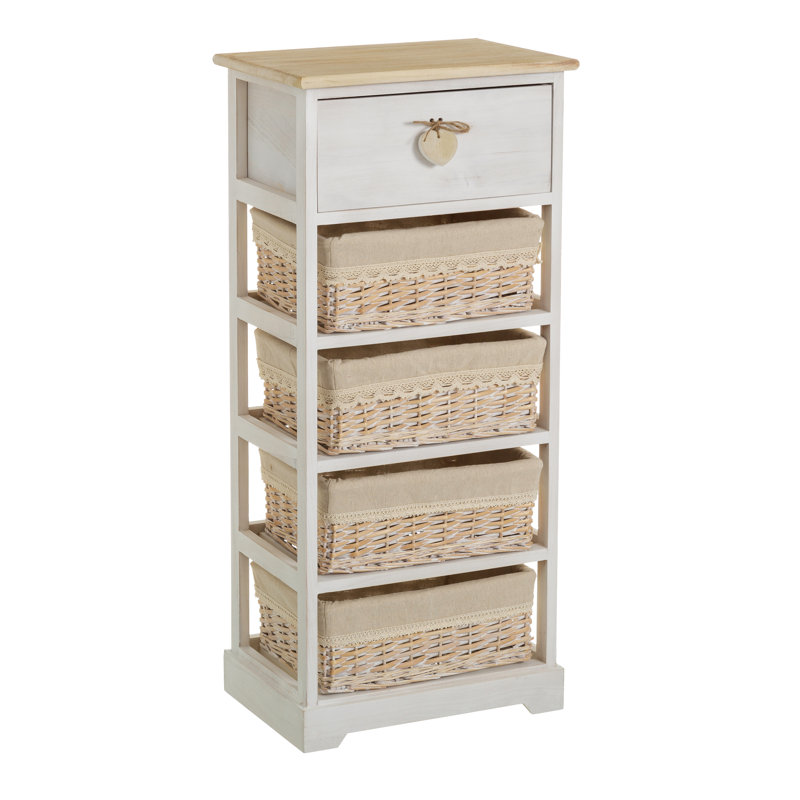 Pringle Solid Wood 40cm W 5 - Drawer Chest of Drawers