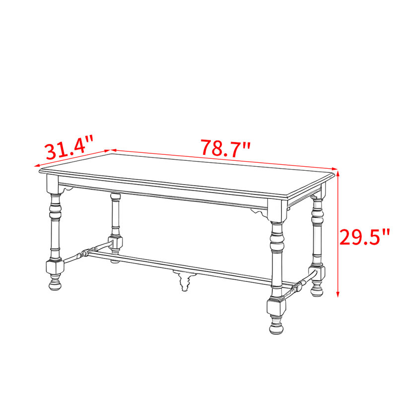 Ariton, 29.5"H x 78.7"L x 31.4"W