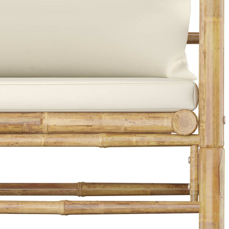 Chaise longue avec coussins 5 pièces Knighton
