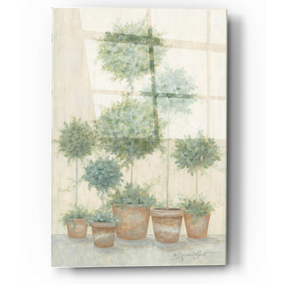 Tall Topiaries par Annie Lapoint - Peinture sans cadre