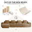 Canapé modulaire en L 5 places-899796581