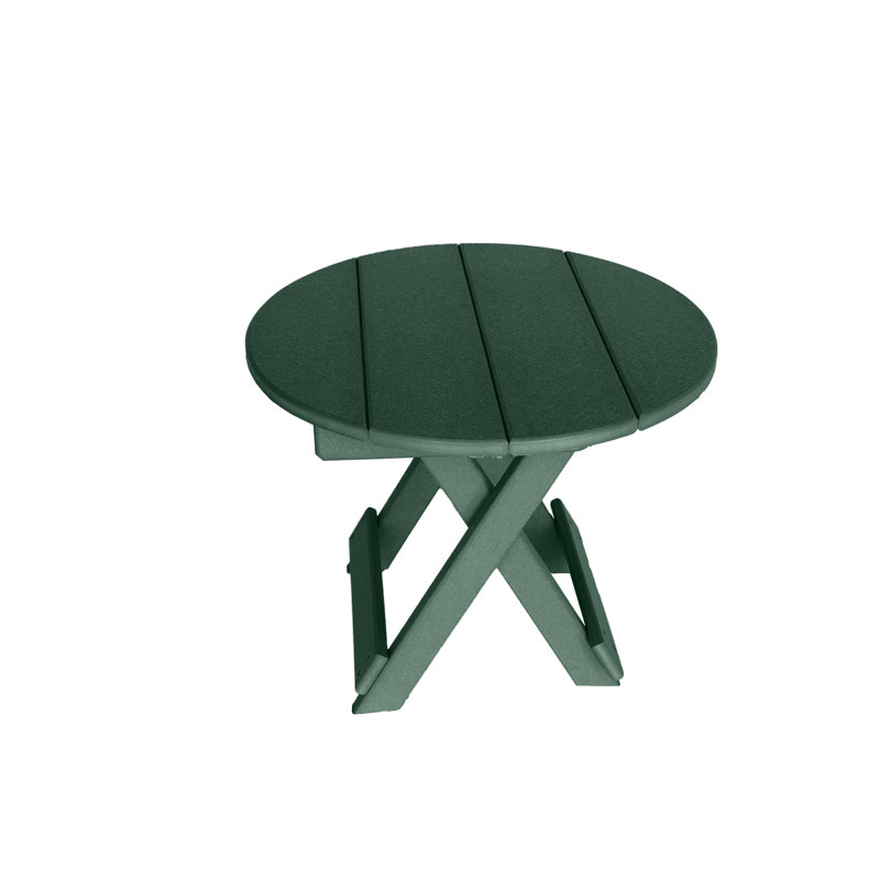 Phat Tommy Folding Patio Side Table, Green