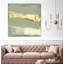 «Sage & Gold Swipe Iii», reproduction d'art sur toile géante 54 po x 54 po