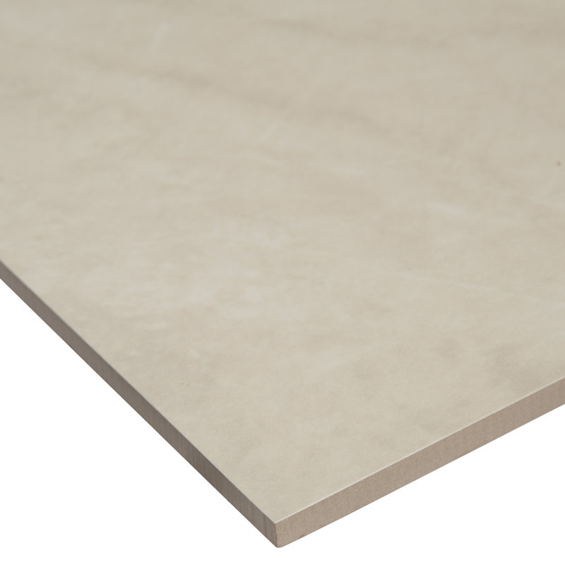 Chiara 24 in. x 48 in. Polished Porcelain Stone Look Floor and Wall Tile, Sand