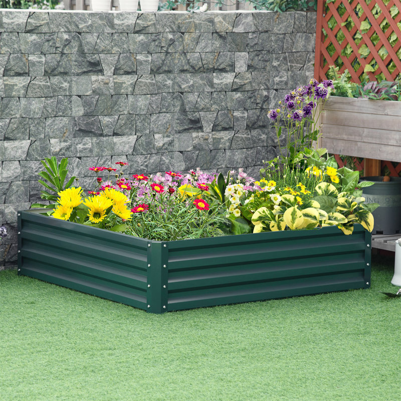 Suhey Metal Raised Garden Bed