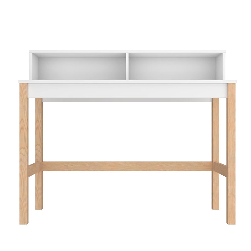 Sasun Solid Wood Base Writing Desk, White
