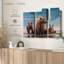 «Kamhatka Bear Family», 3 pièces sur toile-98562613