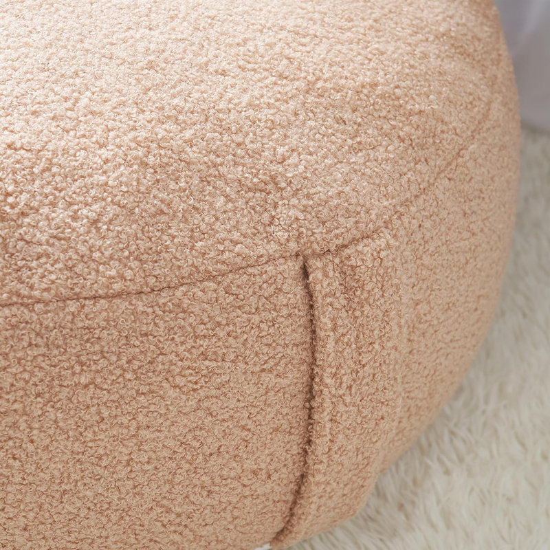 Coussin de sol Rainha Cozy - Cercle - Taupe naturel, Couleur unie