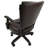 Keshera Swivel Wood Caster Chair with Arms-385145929-385145930