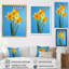 Jonquilles jaunes et vertes Daylight I sur toile-1648282291-1648282300