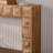 59.06" Rustic Geometric Relief Console Table