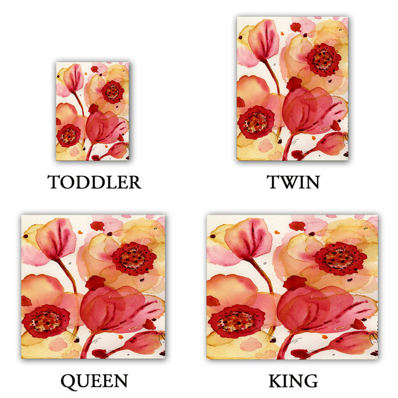 Ensemble de housse de couette pops, 1 housse + 2 taies très grand lit