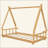 House Bed With Tent And Light, Perfect For Imaginative Play And Cozy Sleep, Ideal For Children's Rooms-1746752025-1746752024