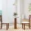 Table ronde de 33,5 po Lewiston, pattes de cuisine en bois fritté en pierre, base dorée, pique-nique pour 2 personnes à l'intérieur, petites collations rapides,