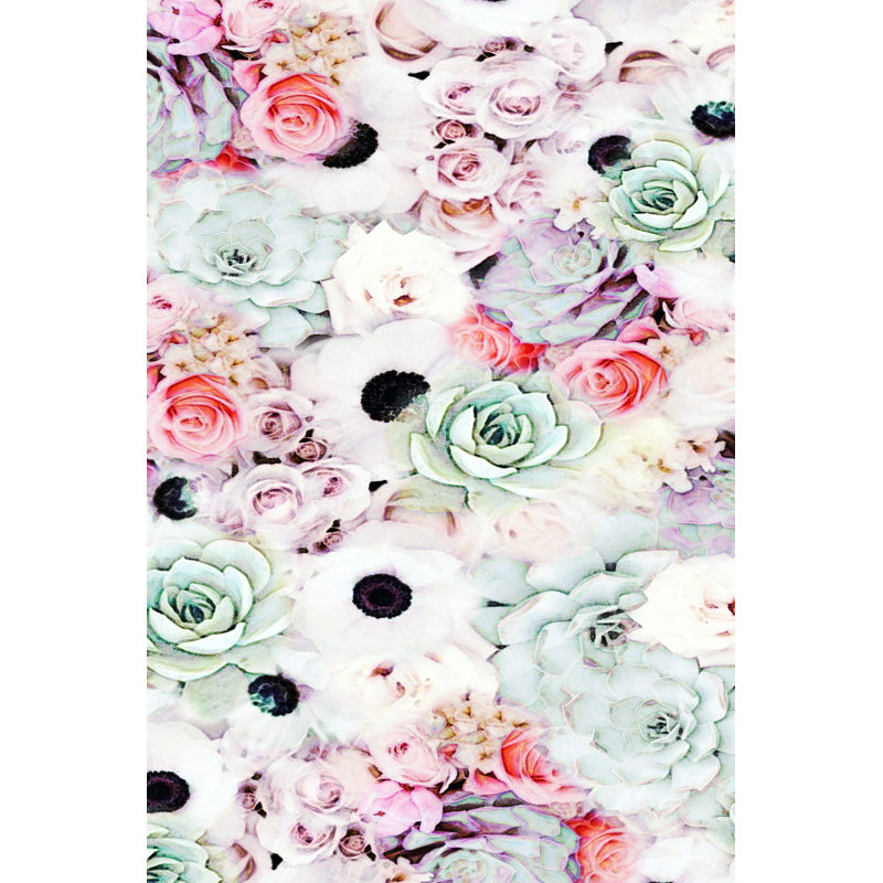 Cloud Flowers II by Prunis Dulcis - Wrapped Canvas Painting, 122cm H x 81cm W x 3.8cm D