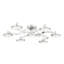 Meander 6 Light LED Chandelier-1261361107