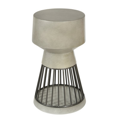 Norman Wyatt Home - Table d'appoint Conner - Gris ciment