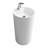 Wenty 17.7'' Solid Surface Circular Bathroom Sink