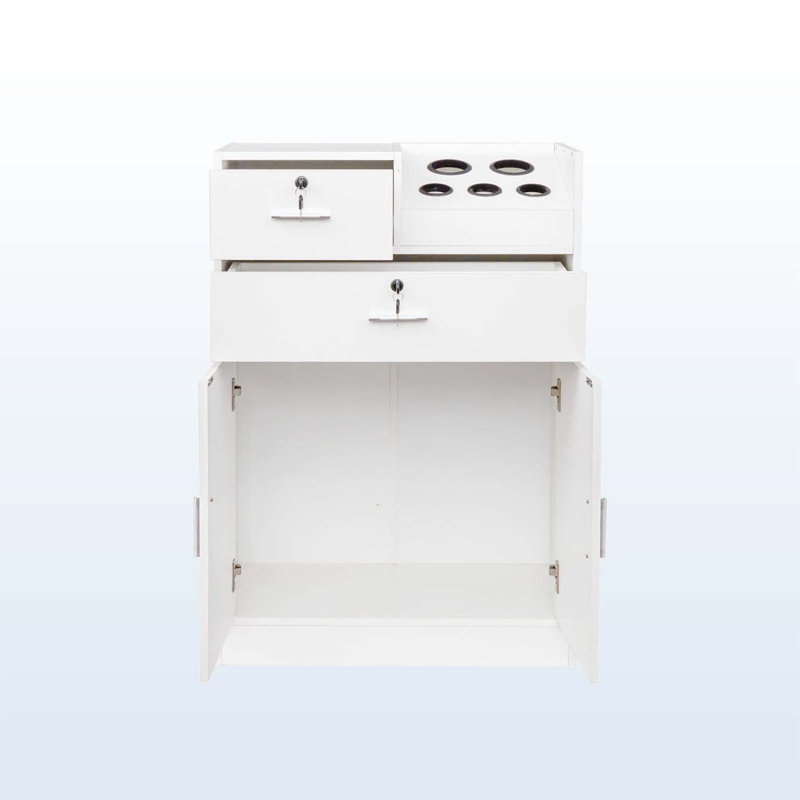 Armoire de rangement Salon, Blanc