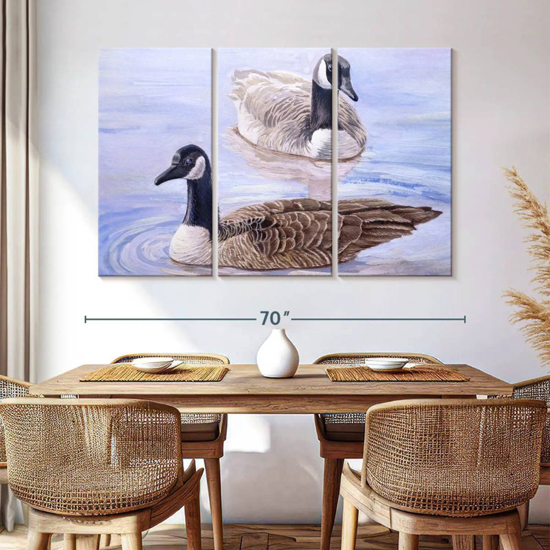 Geese, 42" H x 65" W