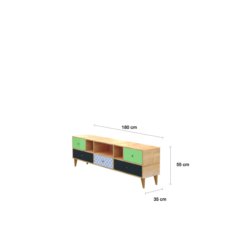 Meuble télé pour téléviseur de 60 po ou moins Malden
