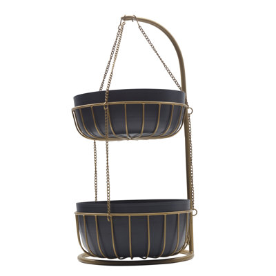 Mikasa Gourmet Basics Aztec 2 Tier Basket