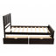 Lit plateforme avec rangement, 2 tiroirs-631730198