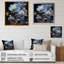 Céleste harmonie florale I sur toile-97046019-97046020