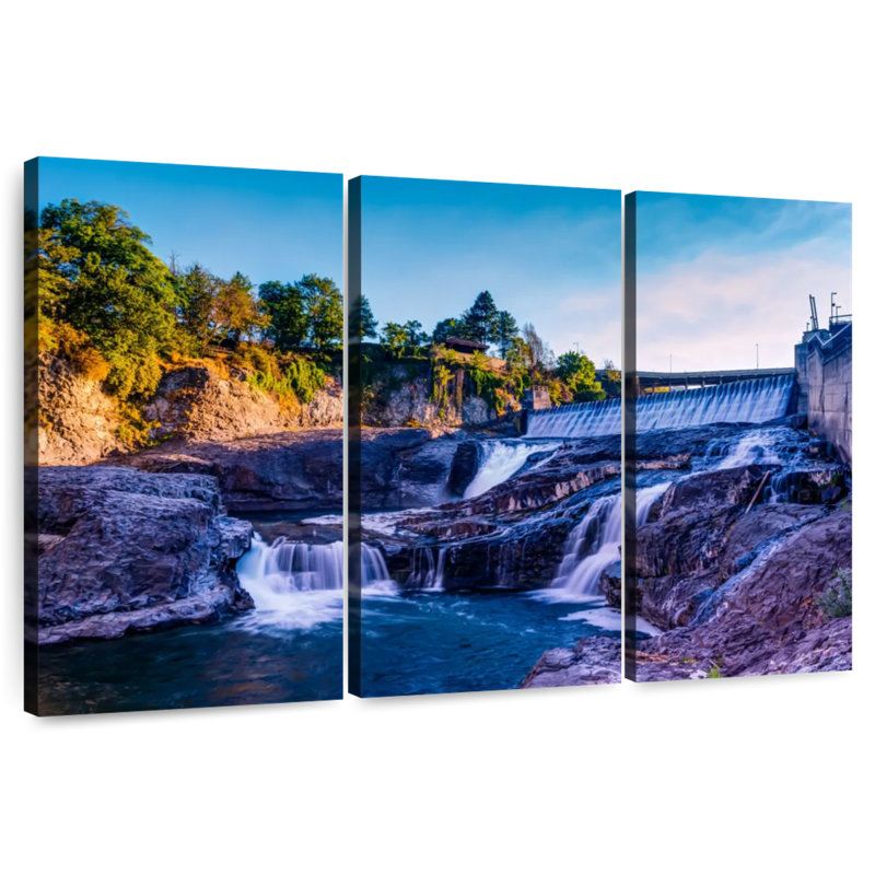 Alvord Spokane Falls And Dam, 32" H x 50" W