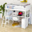 Lit mezzanine avec tablettes et bureau Ehlani-1377189273-1377189275