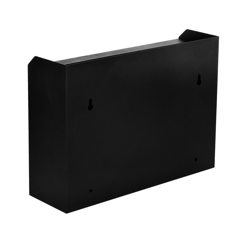Medium Size Steel Multi-Purpose Mailbox Suggestion Drop Box, Black
