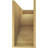 11"W x 33"D x 22"H Classic Asheboro Rough Cedar Woodgrain TimberThane Corbel, Primed Tan-87599686