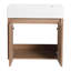 Meuble-lavabo simple avec plateau en résine 23,62 po Cybulski
