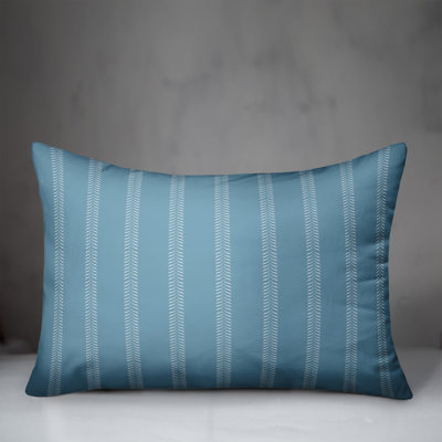 Striped Outdoor Throw Pillow